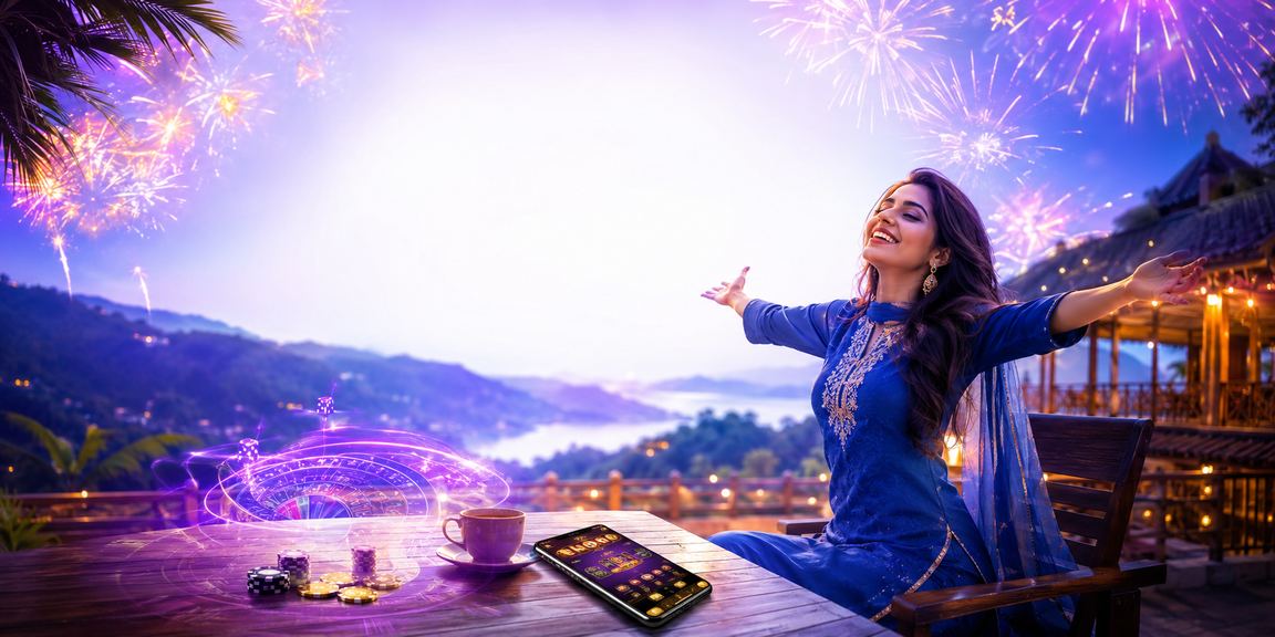 মোবাইলে রেজিস্টার করছেন নারী